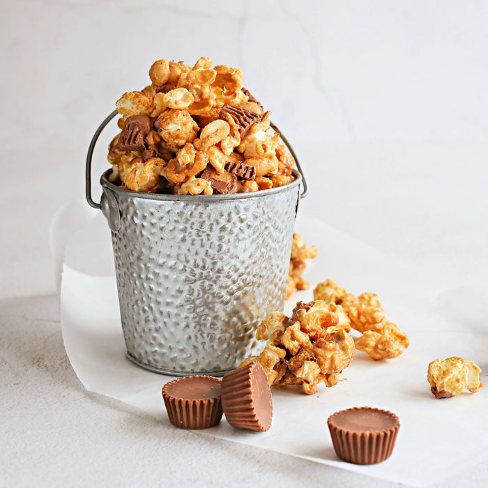 Chocolate Peanut Butter Cup Popcorn