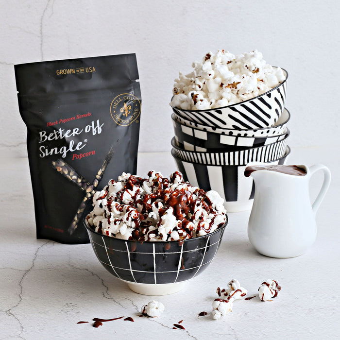 Dark Chocolate Espresso Popcorn recipe - bitter chocolate popcorn for break up party snacks