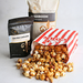 Family Sized Popcorn Gift Set: 2 Popcorn Seasonings + 2 Pounds Popcorn Kernels + Silicon Popper - salted caramel popcorn