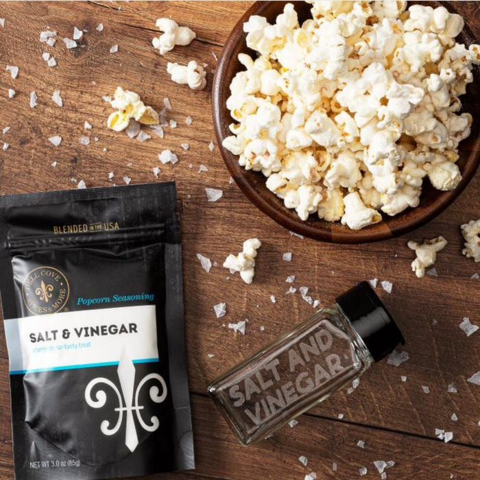 Salt and Vinegar Popcorn Seasoning - Dell Cove Spices, 3 oz, Size: Pouch - 3 oz